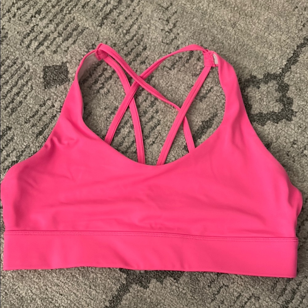ZYIA Pink Strappy Sports Bra Intimates & Sleepwear
